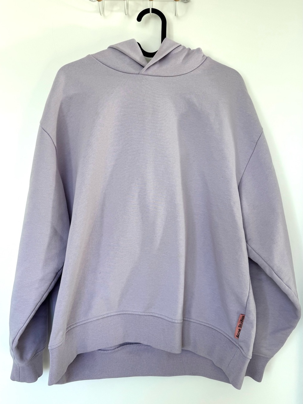 Acne Studios Unisex Light Lavender Hooded Sweatshirt